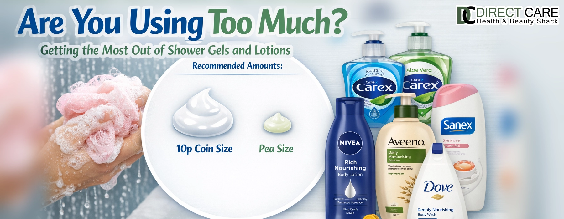 Are You Using Too Much? Getting the Most Out of Shower Gels and Lotions Personal Care article