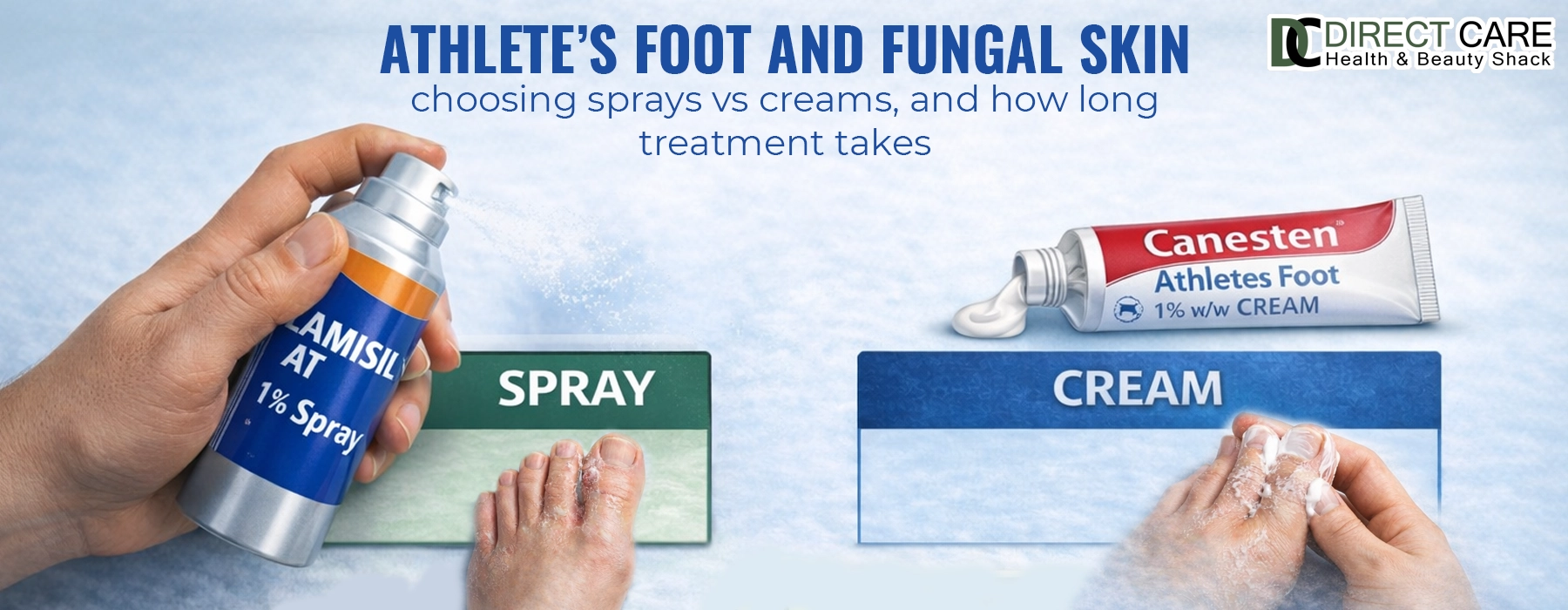 Athlete’s Foot and Fungal Skin: Choosing Sprays vs Creams, and How Long Treatment Takes Health Care article
