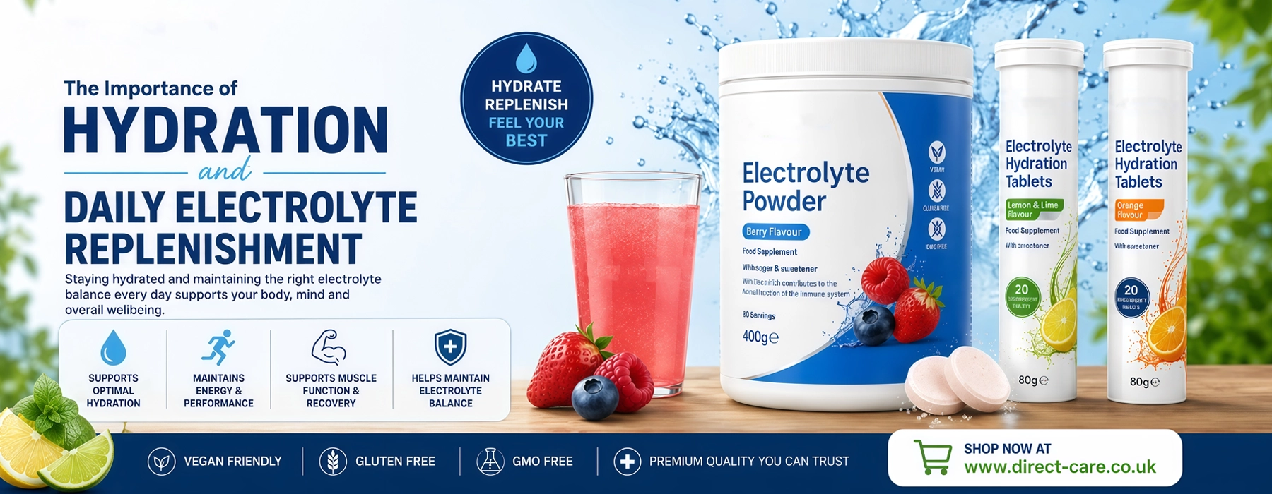 The Importance of Hydration and Daily Electrolyte Replenishment