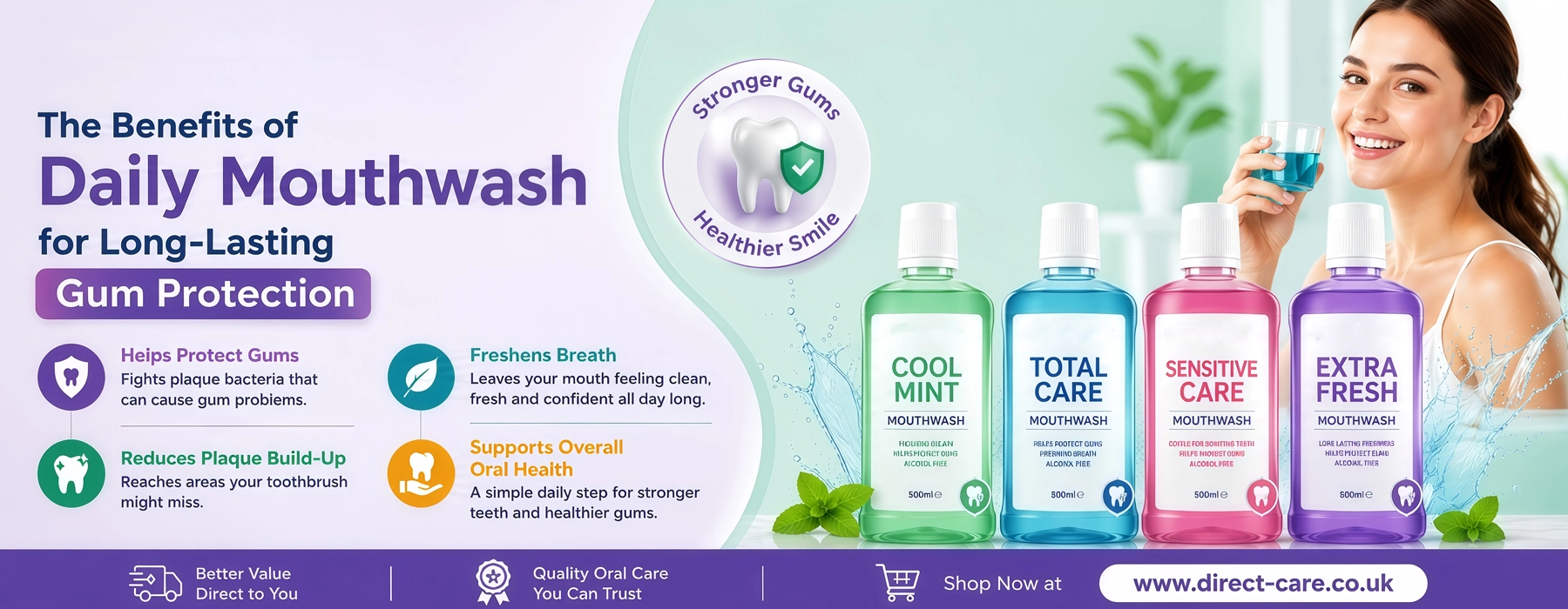 The Benefits of Daily Mouthwash for Long-Lasting Gum Protection