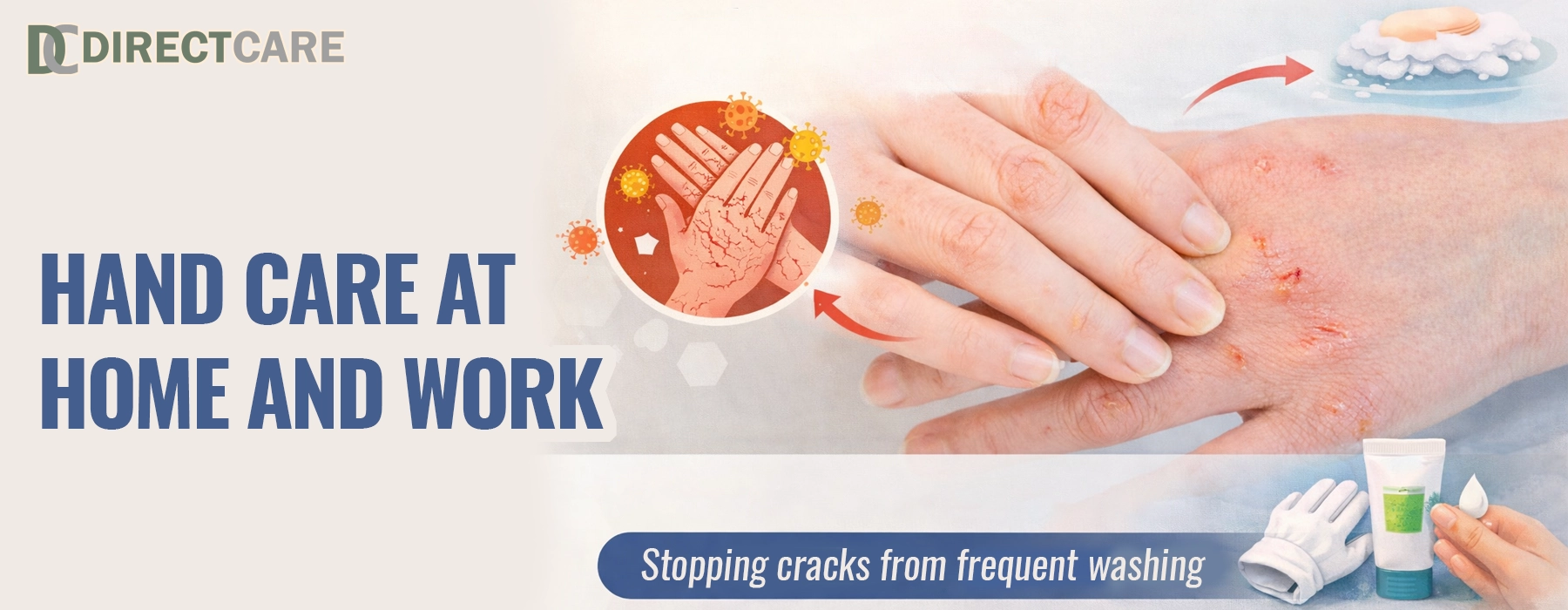 Hand Care at Home and Work: Stopping Cracks From Frequent Washing Personal Care article