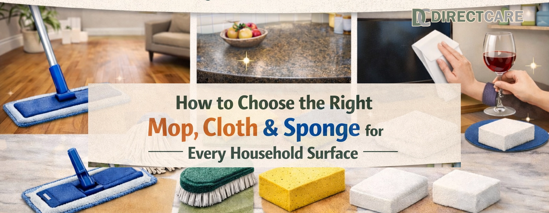 How to Choose the Right Mop, Cloth and Sponge for Every Household Surface Lifestyle article