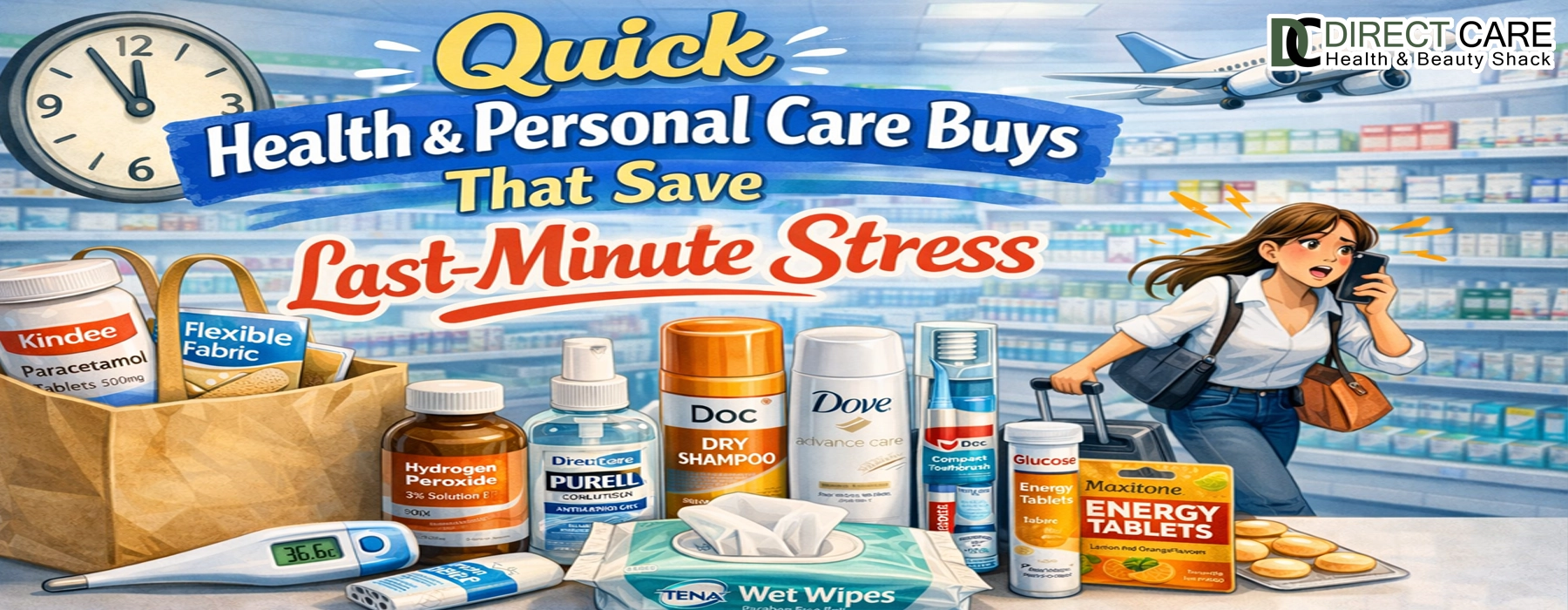 Quick Health and Personal Care Buys That Save Last-Minute Stress Health Care article