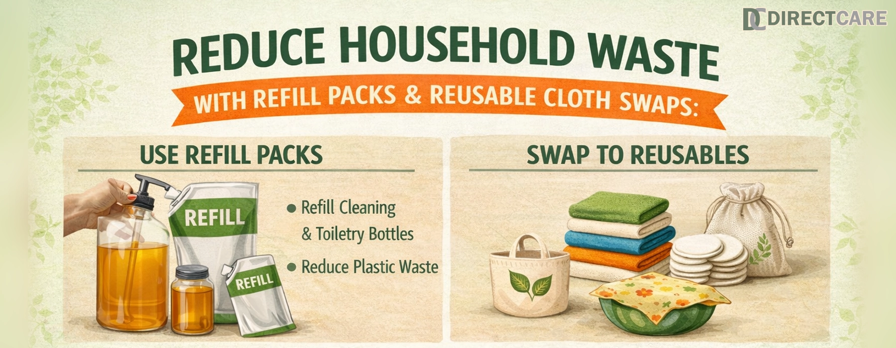 Reduce Household Waste With Refill Packs and Reusable Cloth Swaps Lifestyle article