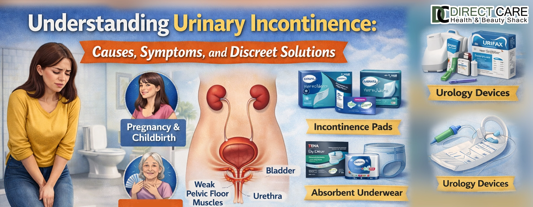 Understanding Urinary Incontinence: Causes, Symptoms, and Discreet Solutions Health Care article