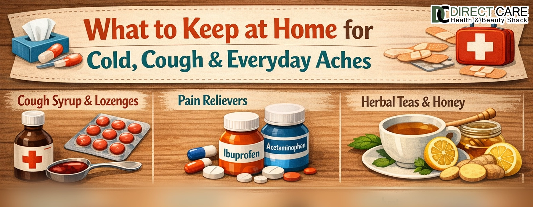 What to Keep at Home for Cold, Cough, and Everyday Aches Health Care article