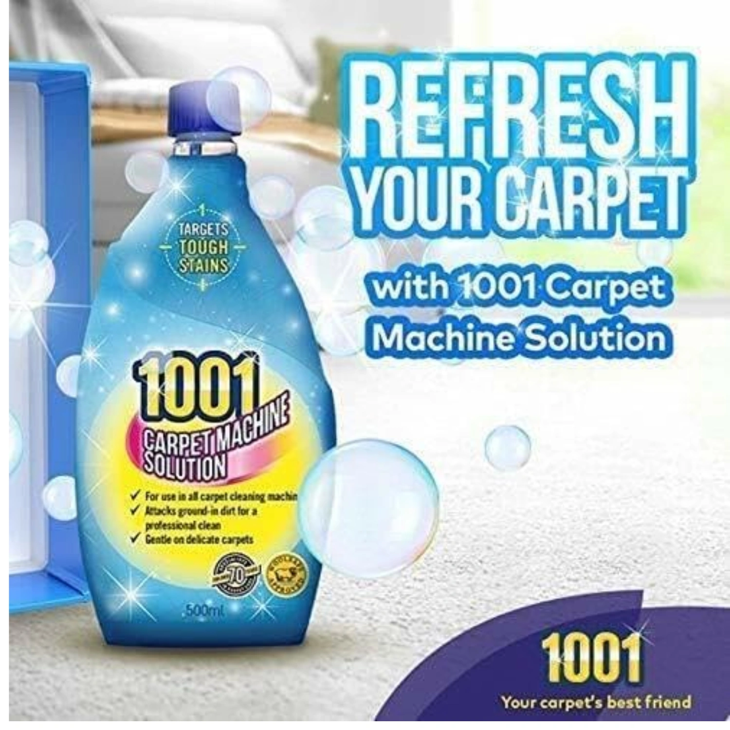1001 Carpet Shampoo Rugs and Carpets, 500ml